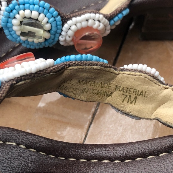 AK Anne Klein Thong Rhinestones Fli-Flop Sandals Size 7M - Picture 10 of 13